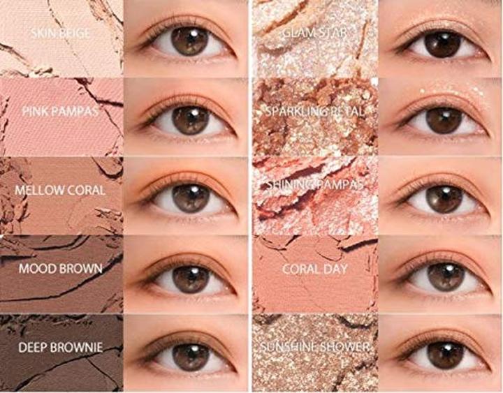 Actual product image Rom&Nd Better Than Palette 8g 01 Pampas Garden Eye Makeup Palette (01 PAMPAS GARDEN)