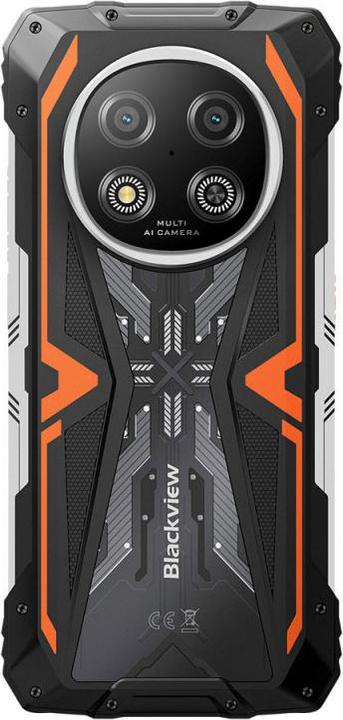 Immagine prodotto Blackview Rock 2 (NFC - 6.67" - 256 Go, 12 Go RAM - 15000mAh) Orange (256 GB, Arancia, 6.67")
