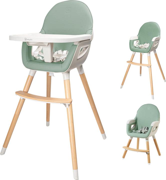 BabyGo Skandi high chair green (Highchair)
