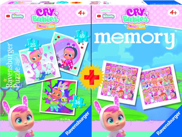Immagine prodotto Ravensburger Multipack memory + 3 puzzle - Cry Babies