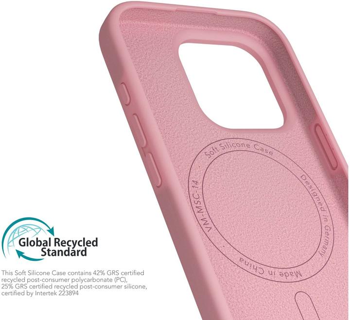 Actual product image Vonmählen Soft Silicone Case for iPhone 16 Pro Cherry Blossom (Apple iPhone 16 Pro)