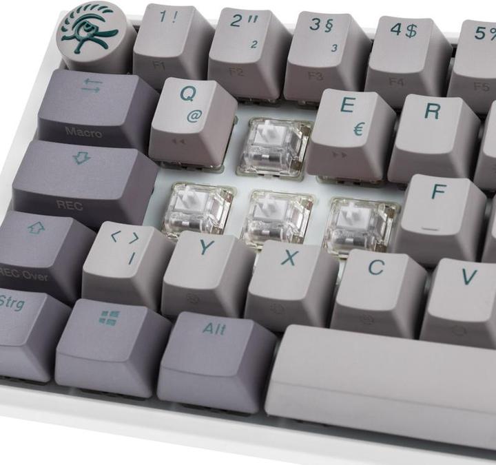 Produktbild Ducky One 3 Mist Grey SF Gaming Tastatur, RGB LED - MX-Ergo-Clear (DE, Kabelgebunden)
