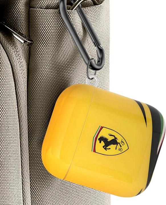 Actual product image Ferrari Protective case for Airpods 1 and 2 Shockproof silicone (Headphone sleeve)