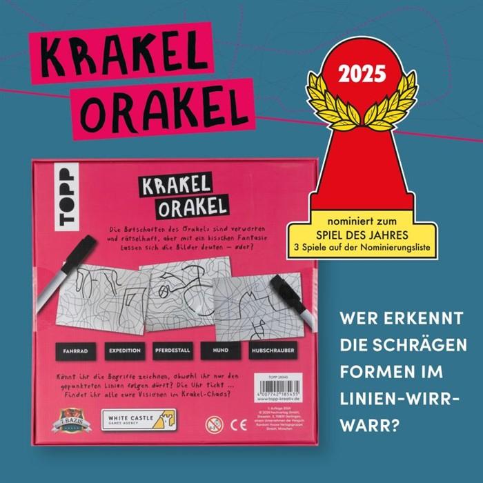 Produktbild Krakel-Orakel – Das Zeichenspiel für alle, die nicht zeichnen können (Deutsch)