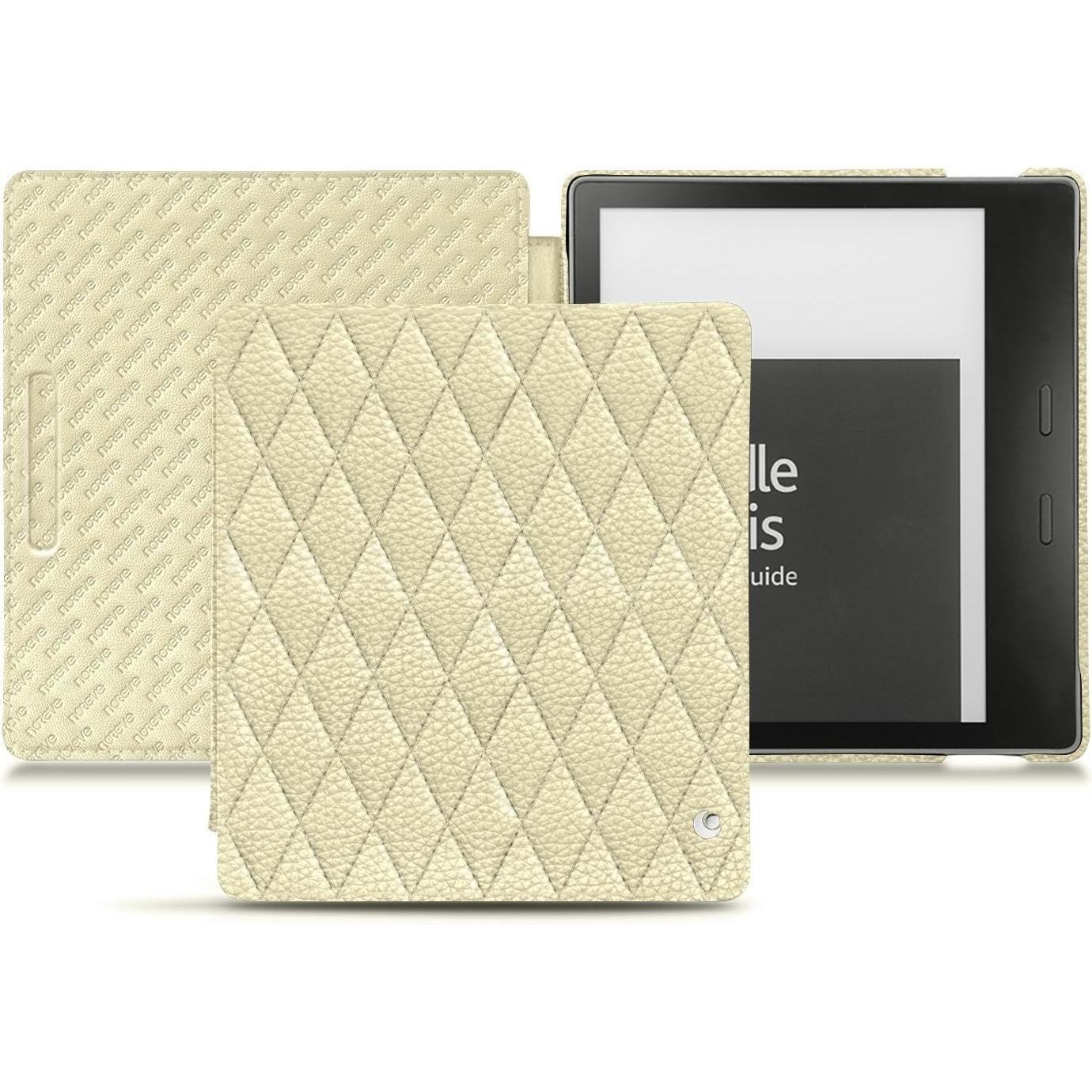 Noreve Lederschutzhülle horizontal (Kindle Oasis (2019)), Tablet Hülle, Beige