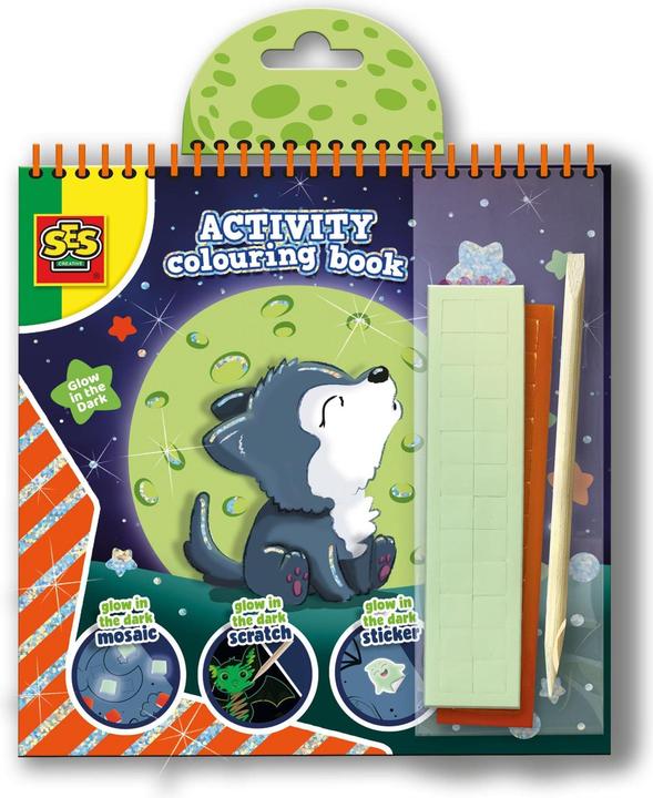 Produktbild Ses Creative Malbuch Activity 3 in 1 Glow in the Dark