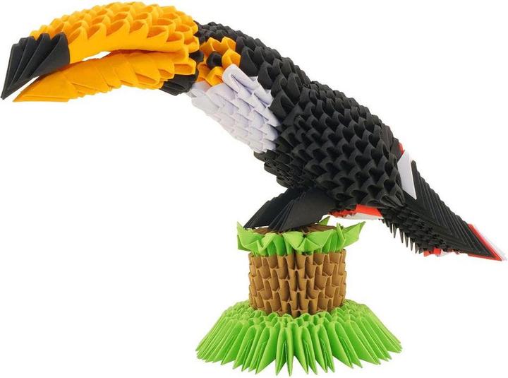 Actual product image Selecta Spielzeug ORIGAMI 3D - Toucan, 752 parts (752 pieces)