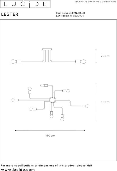 Produktbild Lucide Lester (E27)