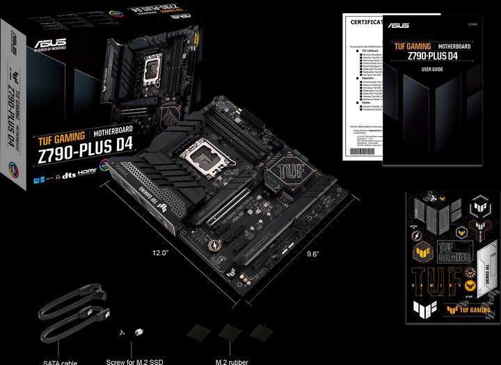 Produktbild ASUS TUF GAMING Z790-PLUS D4 (LGA 1700, Intel Z790, ATX)