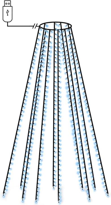 Actual product image vidaXL Baumlicht (4 m)