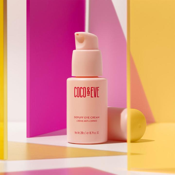 Image du produit Coco & Eve Depuff Crème pour les yeux pour les poches, les cernes et les rides 0.71 fl oz (Crème pour les yeux, 20 ml, Jour + nuit)