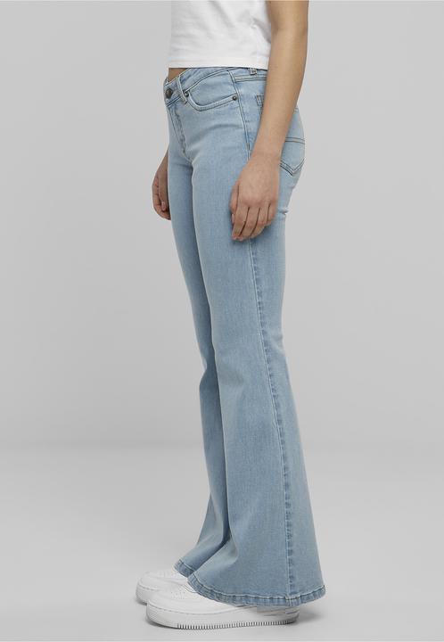 Actual product image Urban Classics Ladies Organic Low Waist Flared Denim (31)