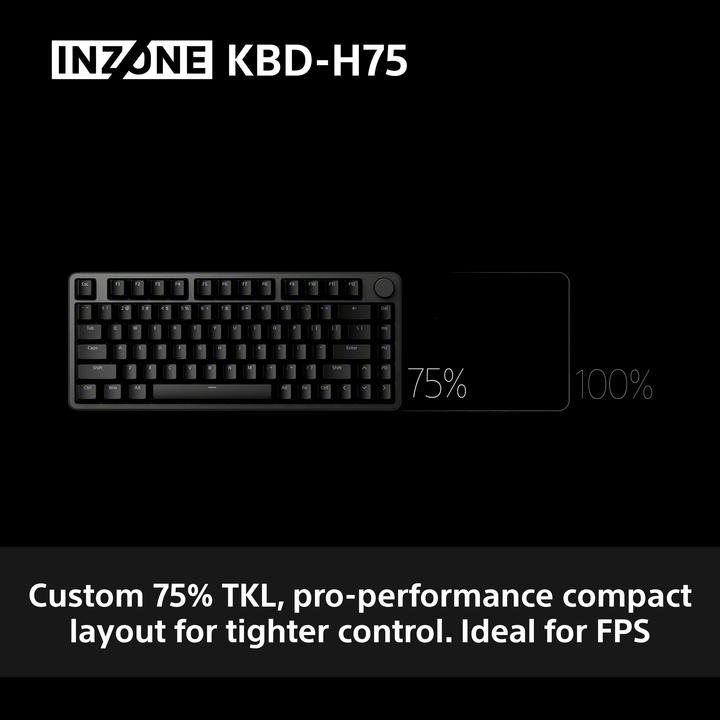 Produktbild Sony Inzone KBD-H75 (US, Kabelgebunden)