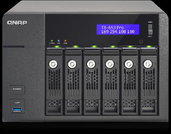 Actual product image QNAP TS-653 Pro