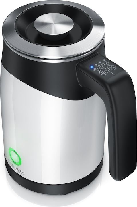 Image du produit Arendo Bouilloire 0,5 l, 1100 W, acier inoxydable Bouilloire de voyage Mini, réglage de la température (0.50 l)
