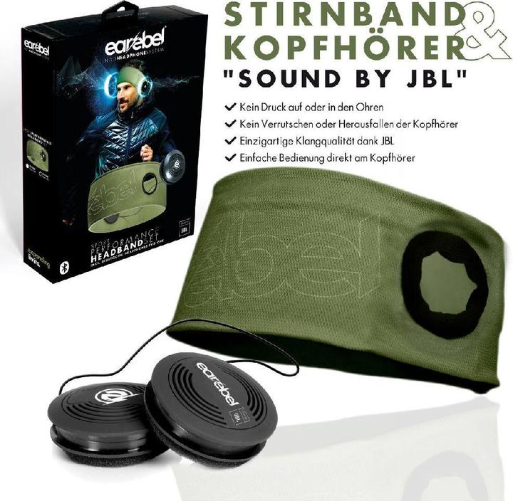Produktbild Earebel - Performance - Hoofdband maat L/XL - on ear - koptelefoon - sport koptelefoon - hardlopen - fitness