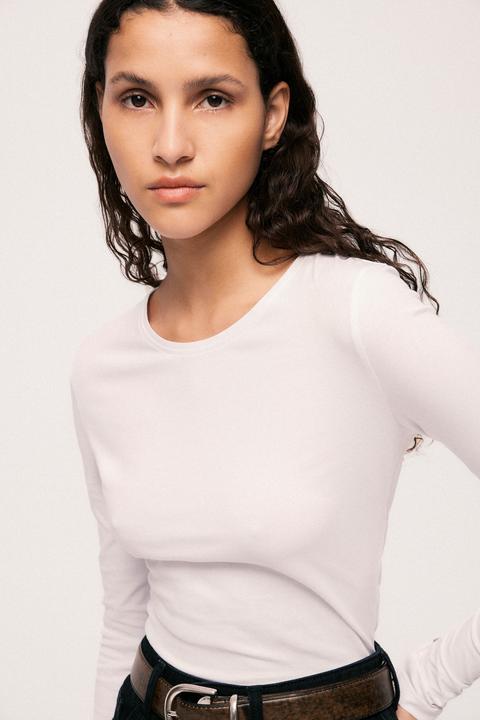 Actual product image Vila Round neck top with long sleeves (XXL)