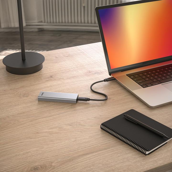 Productafbeelding Hama USB harde schijf behuizing voor M.2 SATA & NVMe SSD harde schijven (M.2)