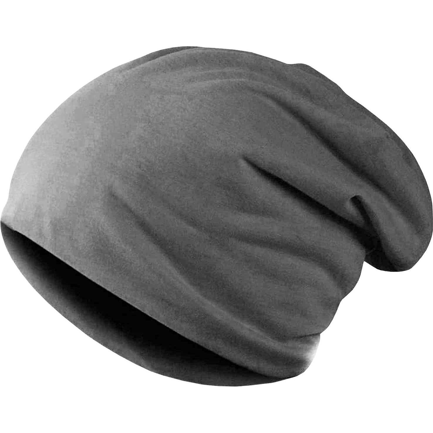 JTI, Mütze, Dünne Mütze im Baggy-Stil - Grau, Grau