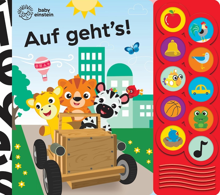 Produktbild Phoenix 10-Button-Soundbuch, Baby Einstein, Auf gehts! (Deutsch)