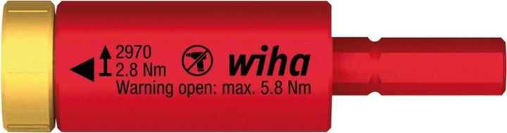 Actual product image Wiha Torque easyTorque adapter electric for slimBits and slimVario holder in blister Nm (2.80 Nm)