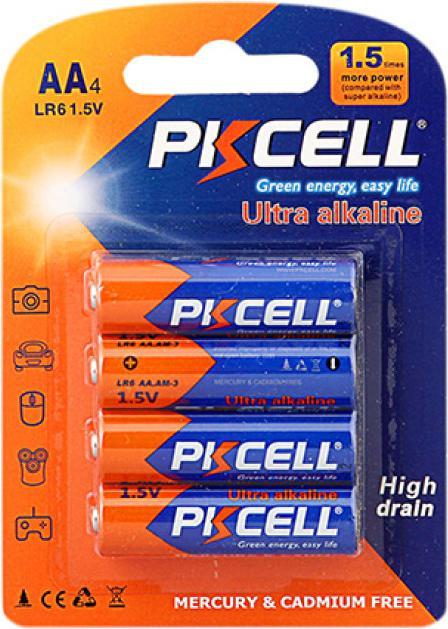 Actual product image Pkcell LR6 AA (4 pcs., AA)
