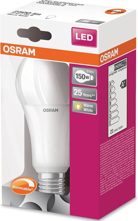 Produktbild Osram Led Superstar Classic A (E27, 20 W, 2452 lm, 1 x, E)