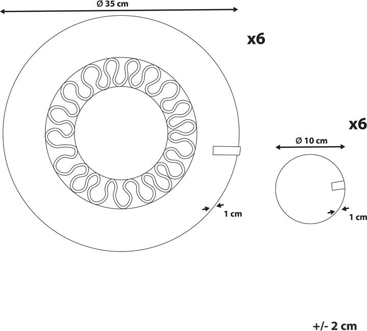 Produktbild Beliani Pepperberry (12 Stk.)