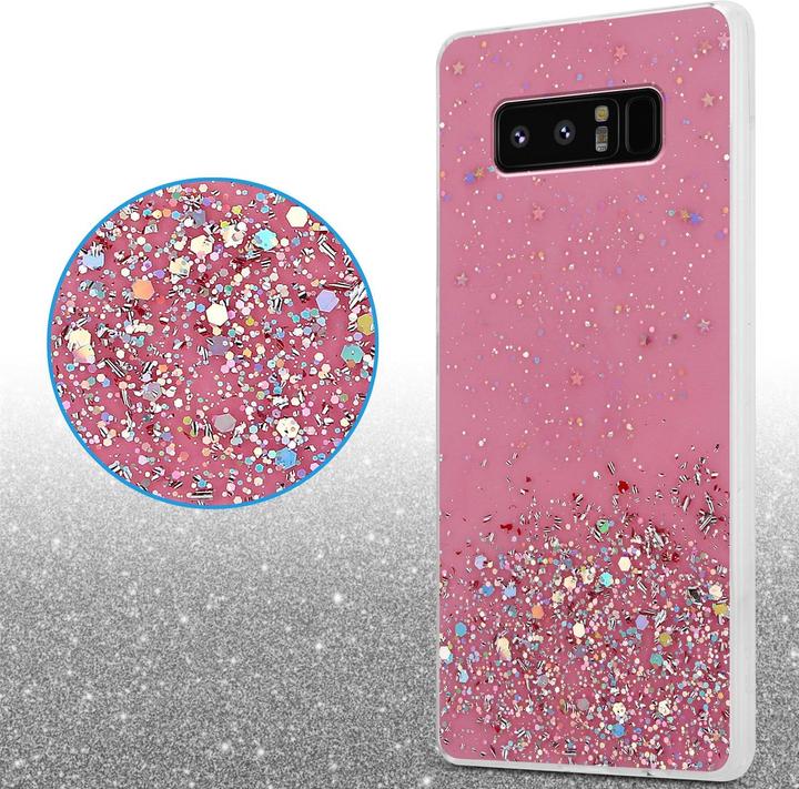 Actual product image Cadorabo TPU cover sparkling glitter (Samsung Galaxy Note 8)