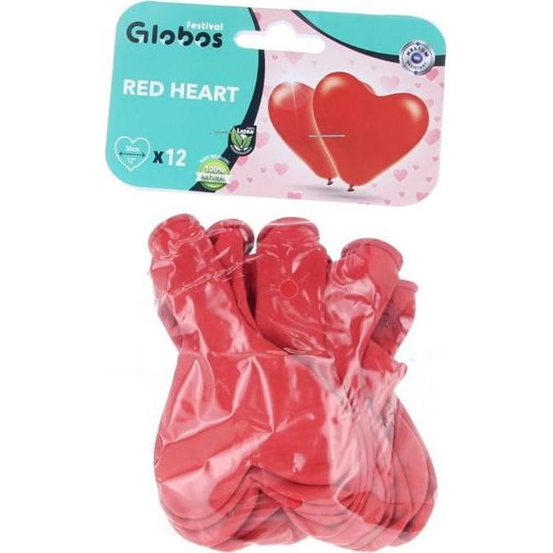 Globos Luftballons - Herz - 12 Stück