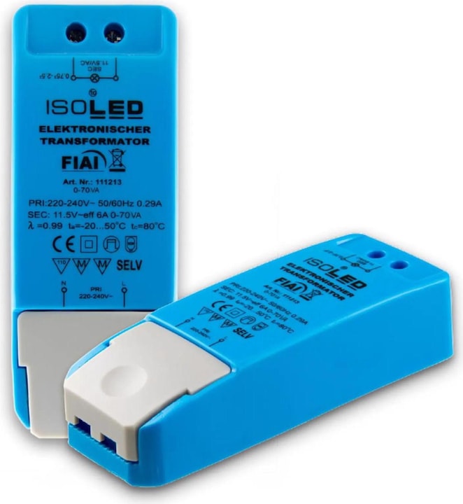 Actual product image Isoled Electronic transformer