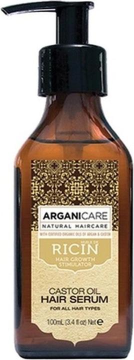 Arganicare ARGANICARE Castor Oil Hair Serum na wzrost i gęstość włosów z olejem rycynowym 100ml (100 ml)