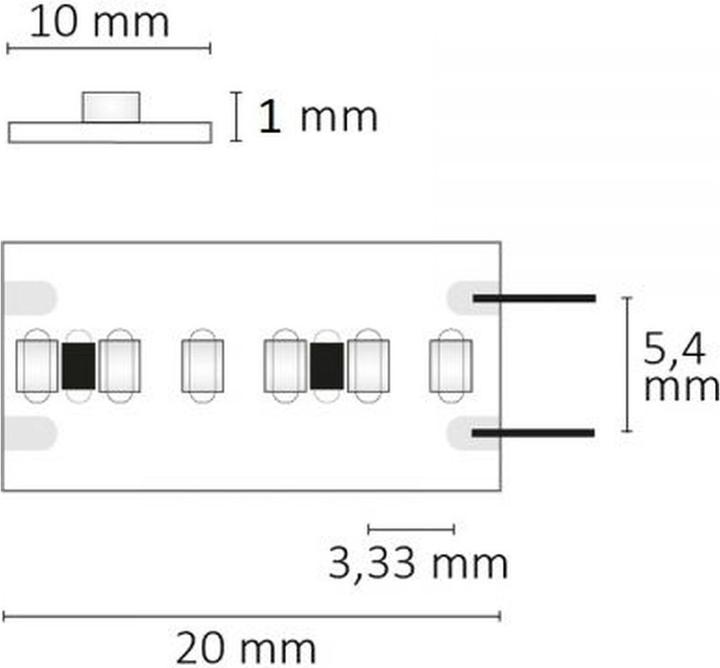 Produktbild Isoled LED-Streifen und Profile (Neutralweiss, 2000 cm, Indoor)