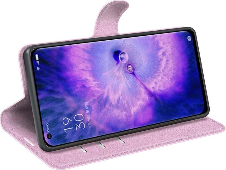 Actual product image Cover-Discount OPPO Find X5 - leather case cover pink (Oppo Find X5)