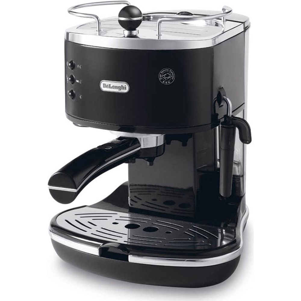 De'Longhi ECO311.BK Icona Vintage, Siebträgermaschine, Schwarz