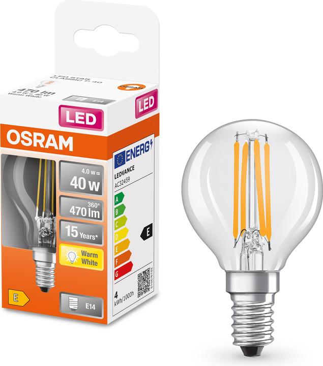 Actual product image Osram Star Classic P (E14, 4 W, 470 lm, 1 x, E)