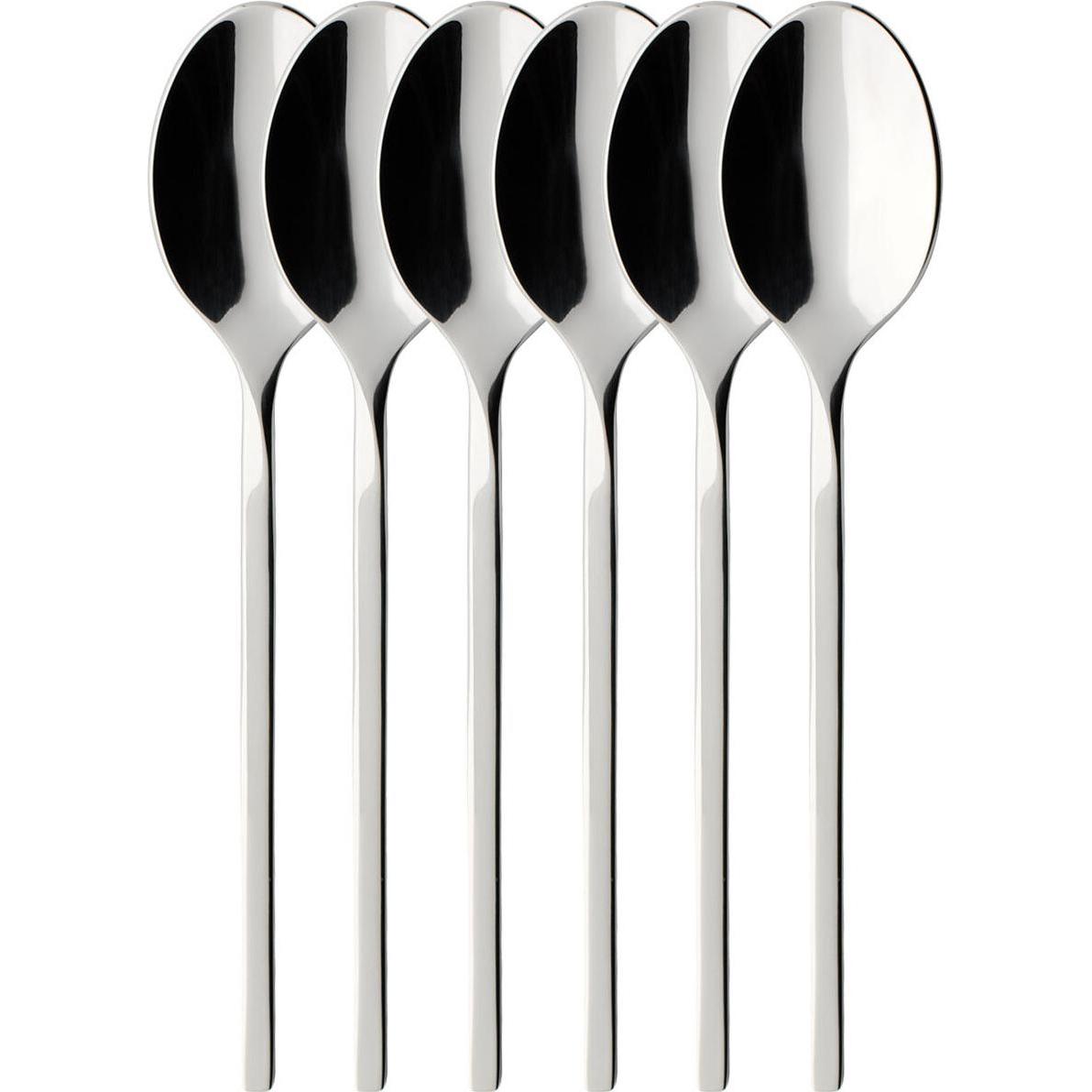 Villeroy & Boch Espressoloeffel-Set 6tlg. NewWave, Besteck, Silber