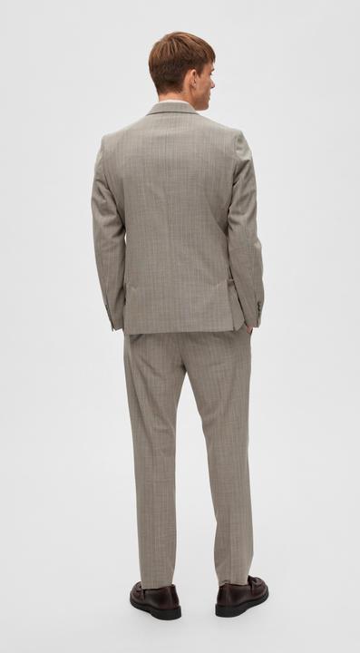 Actual product image Selected Pinstripe Double Breasted Blazer (52)