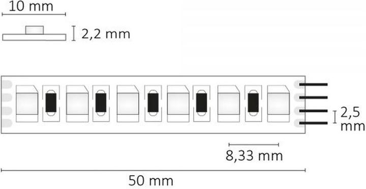 Actual product image Isoled LED strips and profiles (RGB, 1000 cm, Indoor)