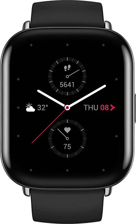 Amazfit Zepp E Smartwatch Square 5 ATM Sports Watch SpO2 Black (42 mm, nur WLAN)