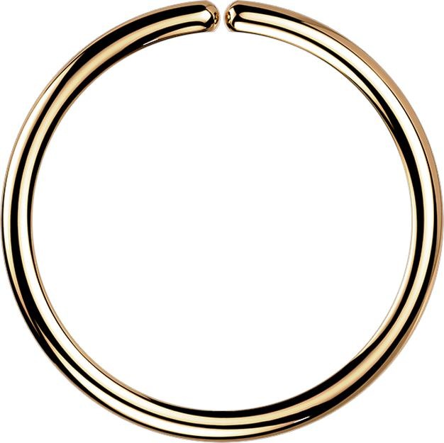 Produktbild Star Piercing Micro Piercing Ring rosegold mit Titanium Beschichtung (Chirurgenstahl 316L, ohne Messing)