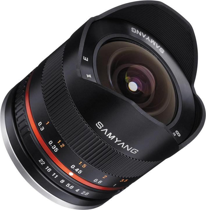 Produktbild Samyang 8mm f/2.8 II - Fujifilm X (Black) (Fujinon XF, APS-C / DX)