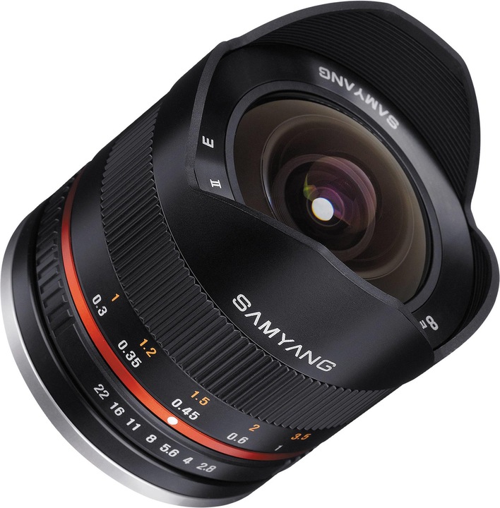 Produktbild Samyang 8mm f/2.8 II - Fujifilm X (Black) (Fujinon XF, APS-C / DX)