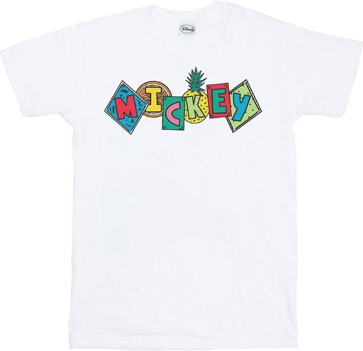 Disney Mickey Mouse Fruit Blocks TShirt (M)