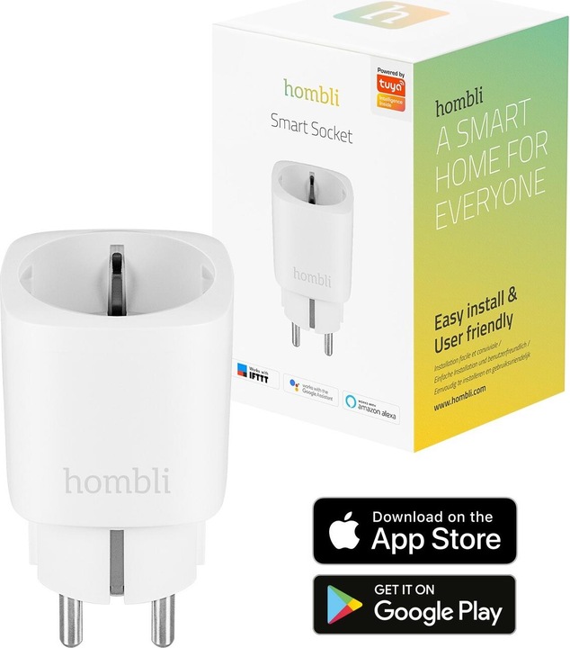 Actual product image Hombli Smart Socket EU- White