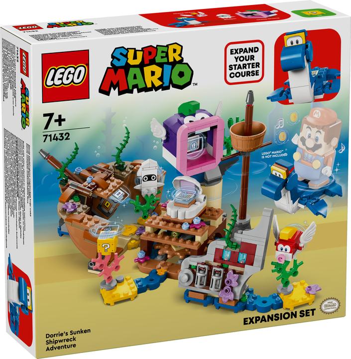 Image du produit LEGO Ensemble d’extension Aventure dans l'épave engloutie avec Dorrie (71432, LEGO Super Mario)