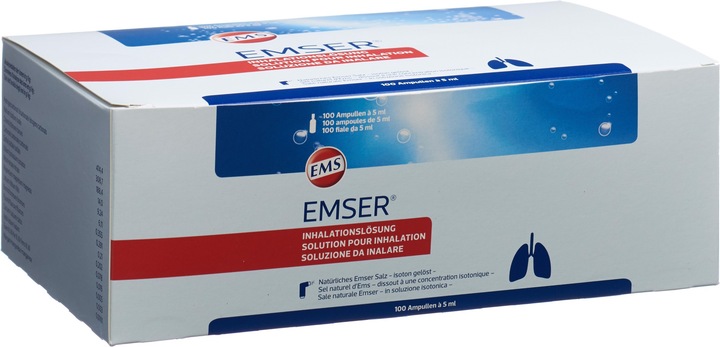 Actual product image Emser Inhalation solutions