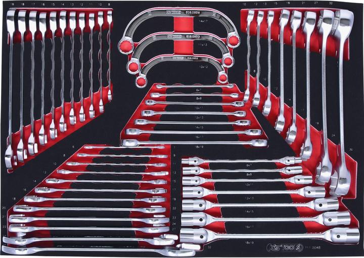 Productafbeelding KS Tools SCS-sleutelset, 48 delen, hele duwvlak invoegen