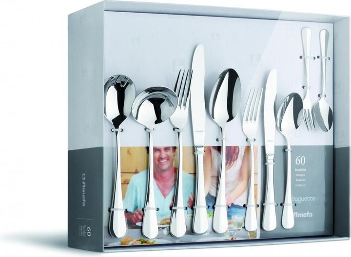 Productafbeelding Amefa Bestekset 60 stuks - Bestek Baguette (60 Pcs., Bestekset)