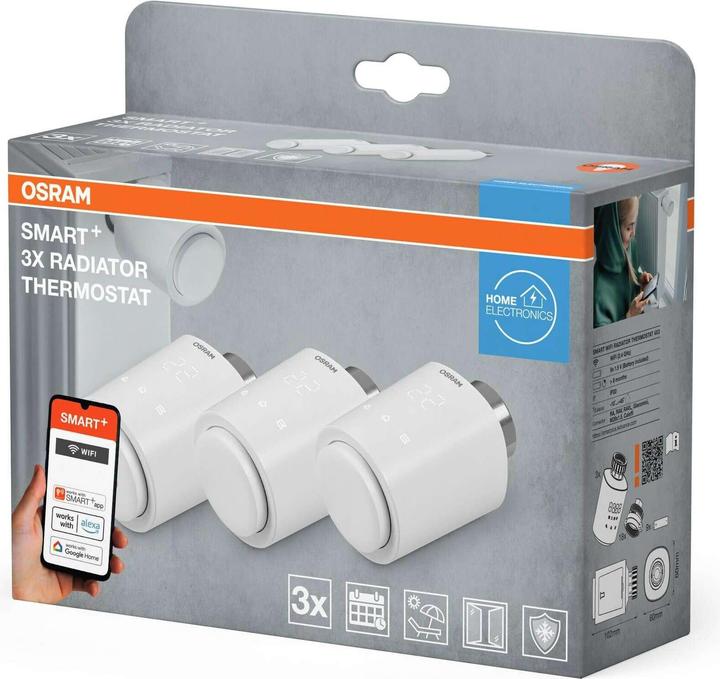 Immagine prodotto Osram SMART+ WIFI RADIATOR THERMOSTAT White Triple Pack